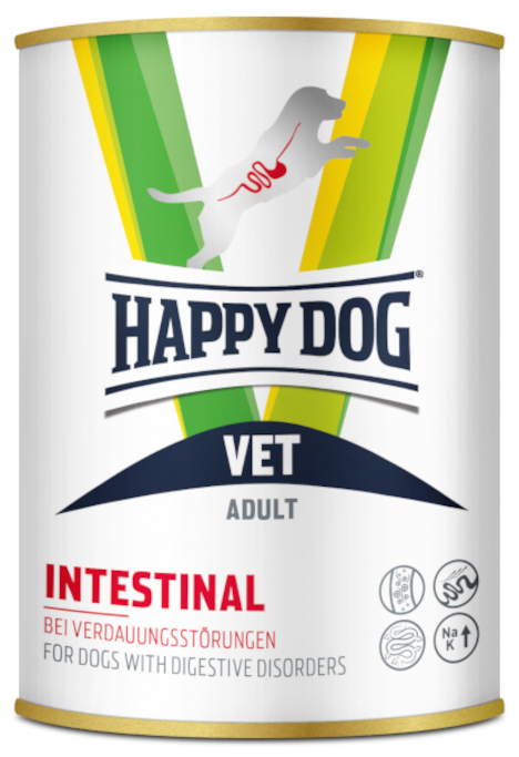 Pte Happy Dog VET Intestinal - 6x 400g  