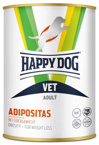 Pâtée Happy Dog VET Adipositas - 6x 400g 