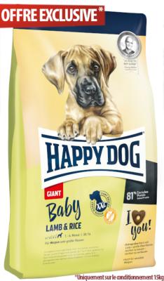 BABY GIANT Agneau & Riz 15kg