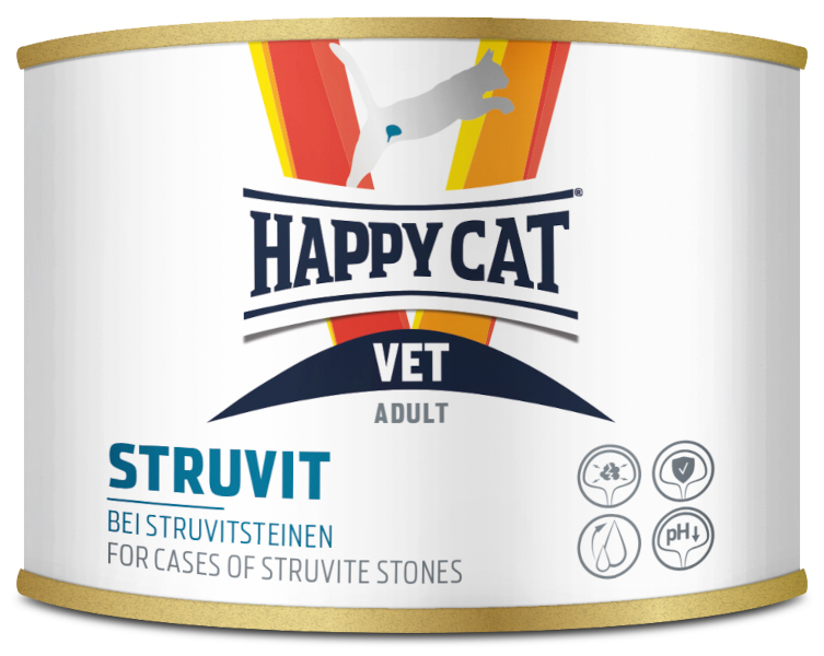 Pâtée Happy Cat VET Struvit - 6x 200g