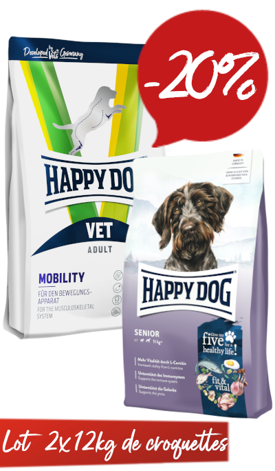 Lot f&v Senior 12kg + VET Mobility 12kg