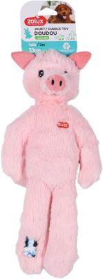 Peluche Furry Farm - Cochon Rose 33cm