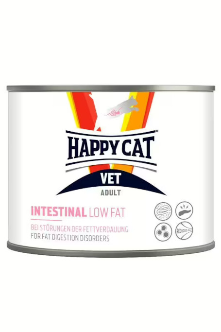 Pâtée Happy Cat VET Intestinal Low fat - 6x 200g