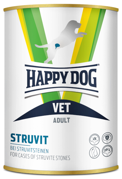 Pâtée Happy Dog VET Struvit - 6x 400g