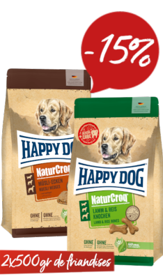 Lot 2x500gr de biscuits NaturCroq Snacks