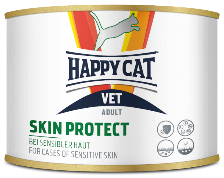 Pâtée Happy Cat VET Skin Protect - 6x 200g