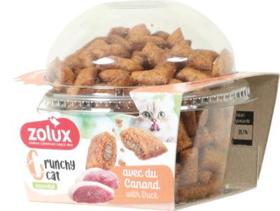 Friandise Zolux Chat - Crunchy'Cat Canard 80g