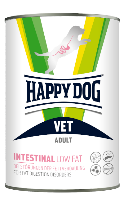P�t�e Happy Dog VET Intestinal Low Fat - 6x 400g  