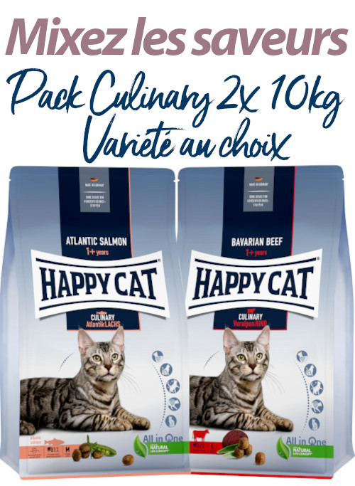 HAPPYCAT Culinary 2x 10kg