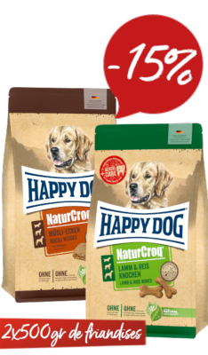 Lot 2x500gr de biscuits NaturCroq Snacks