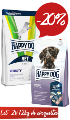 Lot f&v Senior 12kg + VET Mobility 12kg