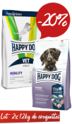 Lot f&v Senior 12kg + VET Mobility 12kg